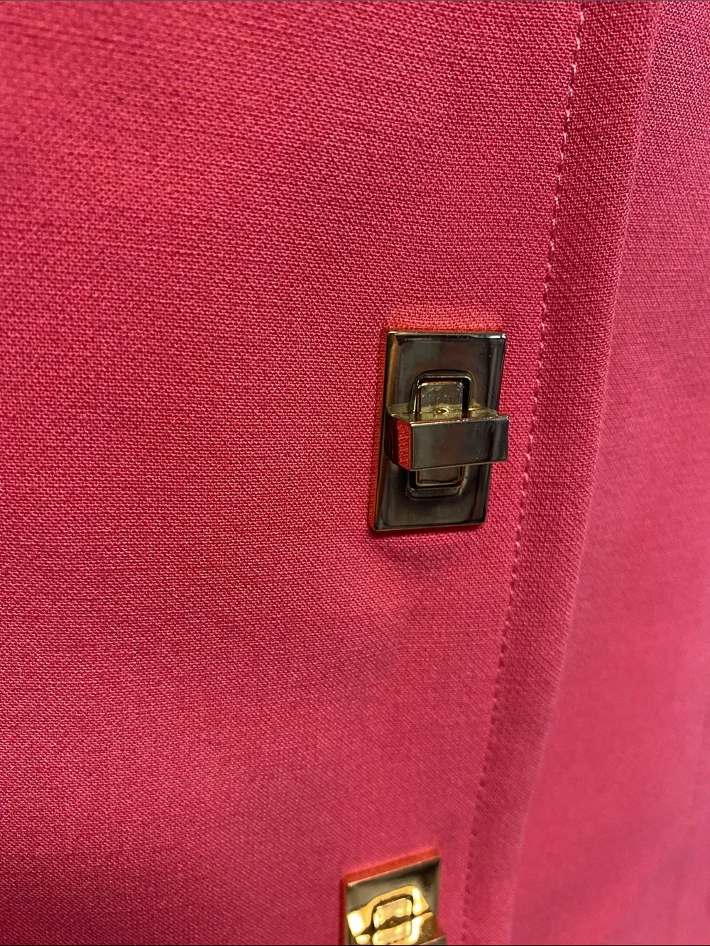 Tahari Pink Blazer with Gold Accent Buttons Size 6